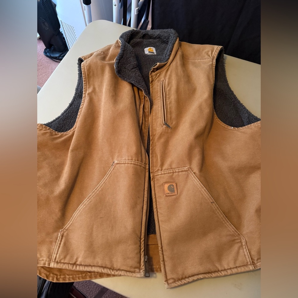Carhartt Men's Brown Work Vest